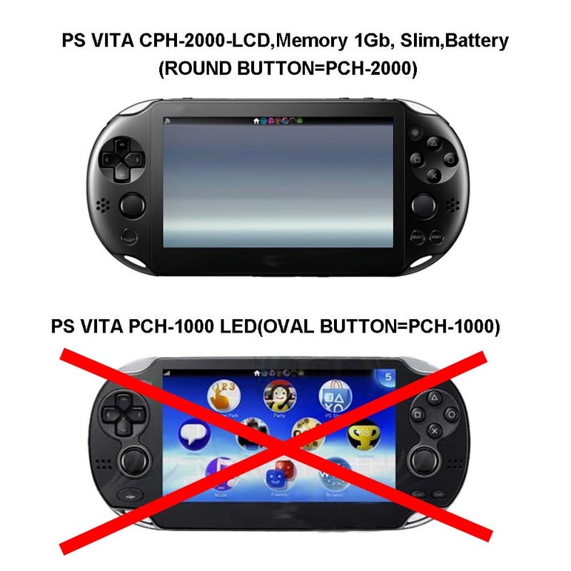 COSMOS غطاء صلب لحماية كوزموس مع لوحة وجه من الألمنيوم متوافق مع PS VITA 2000، يناسب زر الدائرة وزر الاختيار فقط (ليس لسلسلة Vita 1000)، أزرق فاتح - Image 3